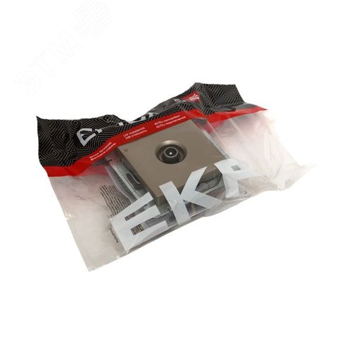 Механизм розетки TV оконечная шампань Эпика EKF