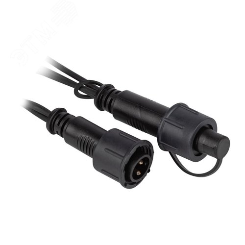 Гирлянда 600LED Занавес 3 м x 2 м, желтый свет, черный каучук, 220 В, IP65 ERAPS-Z