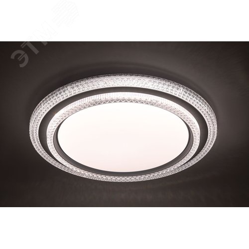 Светильник светодиодный потолочный ДПБ-86Вт 3000К/6500К SPB-6 Sunny 86W RC WH+GR с ДУ