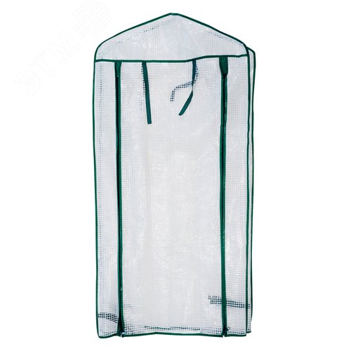 Парник-стеллаж для рассады UGH-R10 H125 GREEN/WHITE 3 полки, 60x40x125см. Металлическая труба в ПВХ, цвет зеленый. Тент из армированного полиэтилена 135г/м2, цвет сетки белый. TM ФитоЛето