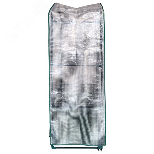 Парник-стеллаж для рассады UGH-R10 H125 GREEN/WHITE 3 полки, 60x40x125см. Металлическая труба в ПВХ, цвет зеленый. Тент из армированного полиэтилена 135г/м2, цвет сетки белый. TM ФитоЛето