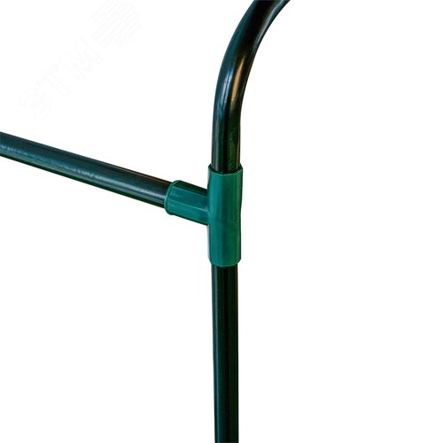 Парник-стеллаж для рассады UGH-R10 H125 GREEN/WHITE 3 полки, 60x40x125см. Металлическая труба в ПВХ, цвет зеленый. Тент из армированного полиэтилена 135г/м2, цвет сетки белый. TM ФитоЛето