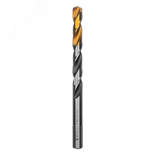 Сверло спиральное по металлу 9 x 125мм, Р6М5, Golden Tip, многогранная заточка