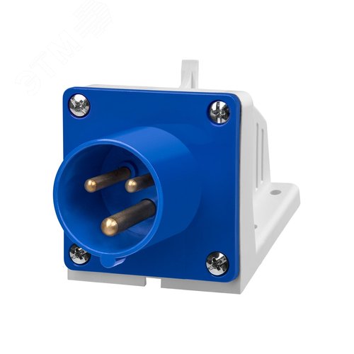 Вилка 523 стационарная 2Р+РЕ 32А 220В IP44 TDM