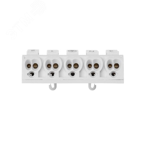 Клемма пружинная соединительная КСПн5-3L+N+PE, 16 A, с монтажной ножкой TDM