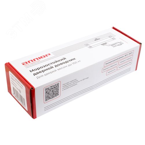 Доводчик дверной АЛЛЮР COMFORT ДД 229/5-7 A-S (до 150 кг) серебро