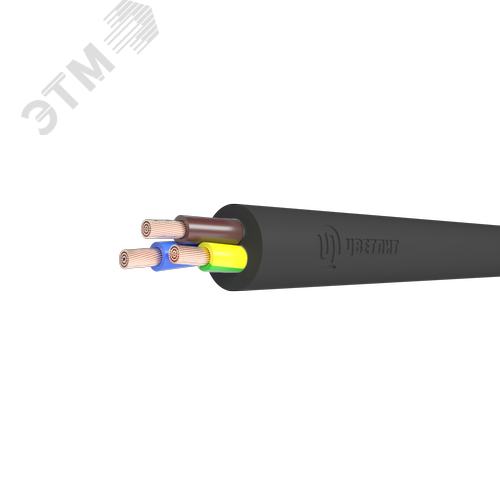 Провод ПВСнг(А)-LS 2х2,5+1х2,5 Ч (100 м) ТРТС