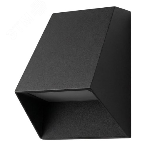 Светильник ULU-P34A-5W/4000K IP65 BLACK светодиодный уличный. Архитектурный накладной. Белый свет (4000K). Корпус черный.