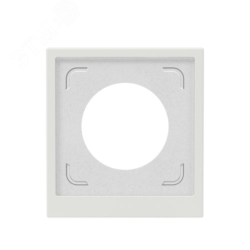 Рамка 1 пост IP44, KANT, белый песок