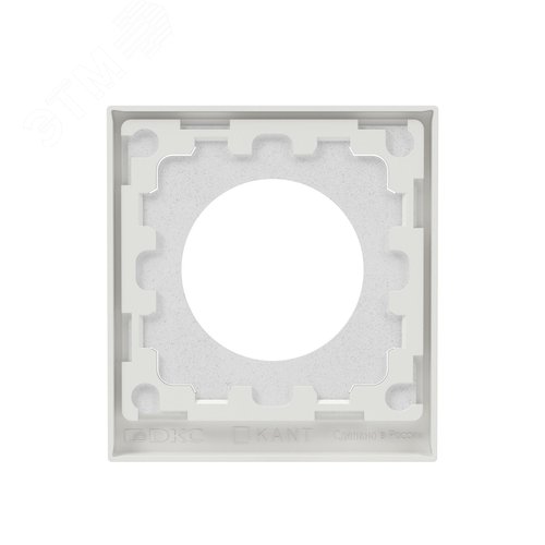 Рамка 1 пост IP44, KANT, белый песок