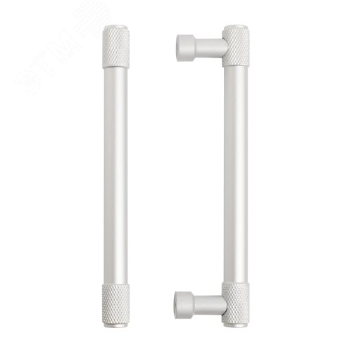 Ручка-скоба мебельная StahlBuro AP2307-128 2шт., W матовый белый хром