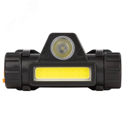 Фонарь налобный светодиодный Трофи GA-101 аккумуляторный 3 Вт COB + 3 Вт LED 2 режима магнит