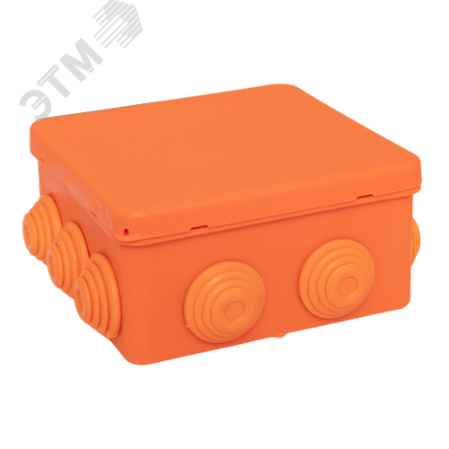 Коробка огнестойкая E45 100х100х50мм с клеммниками 7 полюсов 0,5-10мм2 IP55 HF EKF