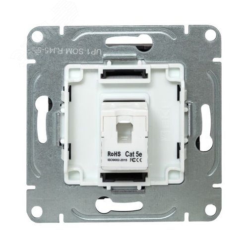 Механизм розетки RJ45 (cat5) мокко Эпика EKF