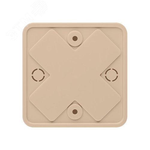 Коробка распаячная КР 75х75х28 ОП сосна, с клем колодкой, IP40, инд. штрихкод