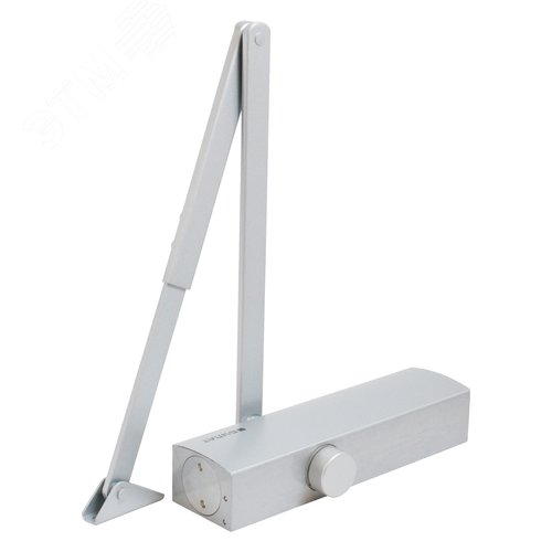 Доводчик дверной БУЛАТ PROFI ДД 802/5 B-S (25-120 кг) серебро