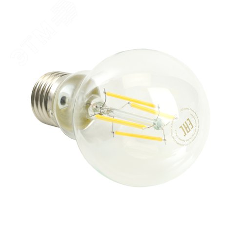 Лампа светодиодная LED 6вт Е27 белый FILAMENT .PRO