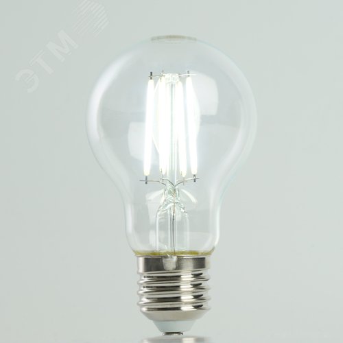Лампа светодиодная LED 6вт Е27 белый FILAMENT .PRO