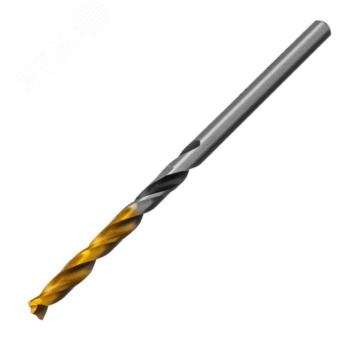 Сверло спиральное по металлу 3,5 x 70мм, Р6М5, Golden Tip, многогранная заточка, 2шт.