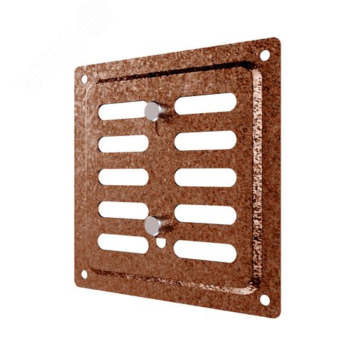 Решетка вентиляционная MER регулируемая 100x100 окраш.сталь Antique copper