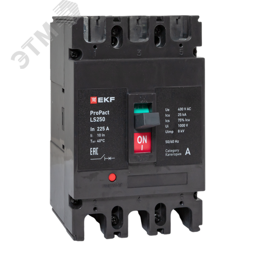LS250 25кА 3P 225А ProPact EKF