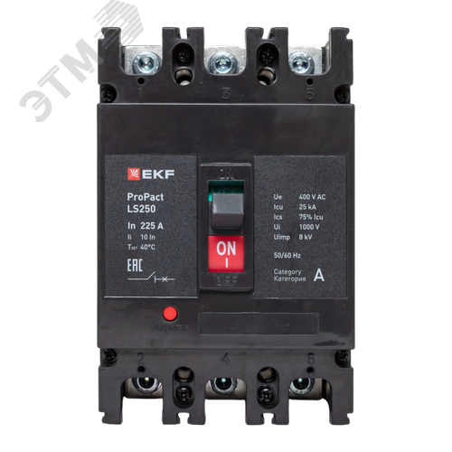 LS250 25кА 3P 225А ProPact EKF
