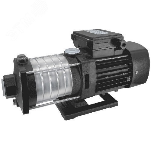 Насос поверхностный многоступенчатый PUMPMAN CHLFT2-60 (горизонт,380В,0,75кВт, 53,5м, чугун +нерж.70°)