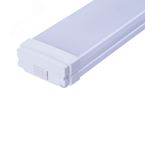 Светильник ULO-K21A 40W/4000K/L125/K IP65 WHITE линейный светодиодный подвесной. Белый свет (4000K). 4400Лм. 1250х84х44мм. Корпус белый