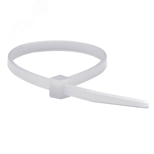 Хомут P6.6 стандартный, белый 4,8x360
