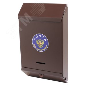 Ящик почтовый без замка (коричн.)