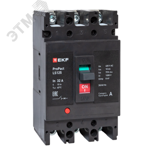 LS125 18кА 3P 32А ProPact EKF