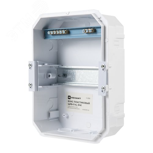 Бокс пластиковый ЩРВ-П-6 IP41 белый