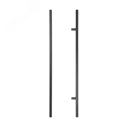 Ручка-скоба мебельная StahlBuro A8925-320 2шт., BL матовый черный