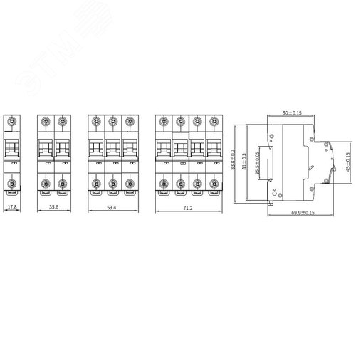 Авт.выкл. YON макс (YON max) MD63N-2PD32