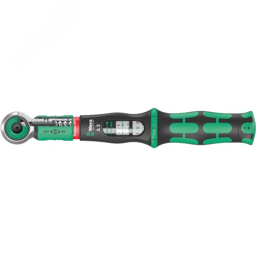 Ключ динамометрический, присоединительный шестигранник 1/4'', 2-12 Нм, Safe-Torque A 2
