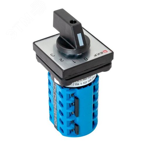 Переключатель кулачковый ПК-1-103 10А 3P 0-1-2-3 IP65 EKF