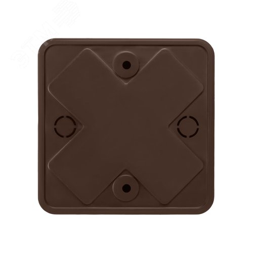 Коробка распаячная КР 75х75х20 ОП бук с клем. колодкой IP40 инд. штрихкод TDM