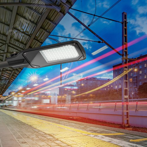 Светильник уличный светодиодный ДКУ 50Вт 5000К 5000Лм IP65 КСС Д DOB SMD 48мм SPP-504-0-50K-050
