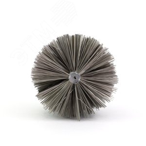 Щетка ерш Д82х100х160, сталь 0,40, 1/2'' BSW очистка котлов теплообменников дымоходов труб отверстий