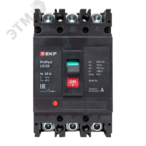 LS125 18кА 3P 40А ProPact EKF