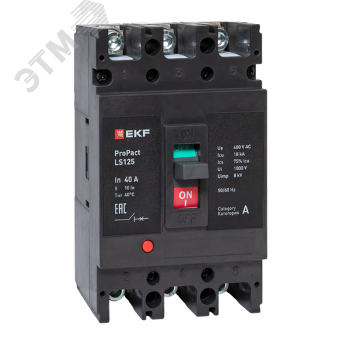 LS125 18кА 3P 40А ProPact EKF