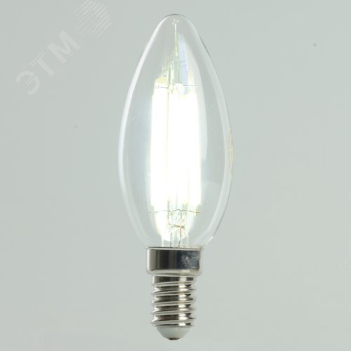 Лампа светодиодная LED 8вт Е14 дневной свеча FILAMENT .PRO