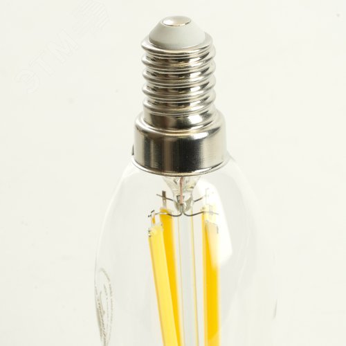 Лампа светодиодная LED 8вт Е14 дневной свеча FILAMENT .PRO