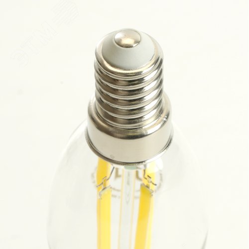 Лампа светодиодная LED 8вт Е14 дневной свеча FILAMENT .PRO