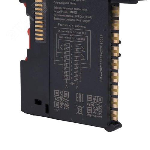 Модуль расширения сигналов датчиков температуры GL200-RTD4 D-CARD
