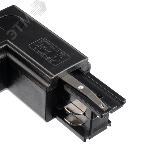 Коннектор черный внутр. L-образн. для 3Ф шинопровода PRO+ 3P PTR CL-BL INT 5063075 JazzWay
