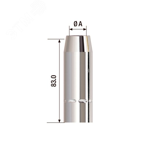 Сопло газовое D16 мм FB 400 (2 шт.)