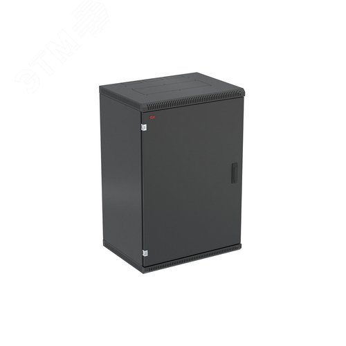 Шкаф телекоммуникационный настенный разборный черный 18U 600x450 ШТ-НСр-18U-600-450-М-Ч дверь металл