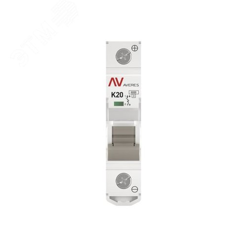 Выключатель автоматический AV-6 DC 1P 20A (K) 6kA AVERES