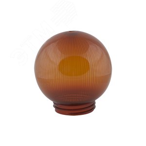 Рассеиватель UFP-P150A BRONZE призматический (с насечками) в форме шара для садово-парковых светильников. Диаметр - 150мм. Тип соединения с крепежным элементом - резьбовой. САН-пластик, бронзовый. Упаковка - 16 шт. в групповой картонной коробке
